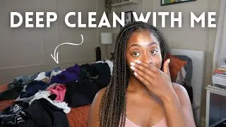 deep clean my room with me | post vacation reset | cleaning vlog