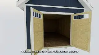 Best Barns Planner&rsquo;s Paradise | Elegant Shed Kit Featuring Transom Doors