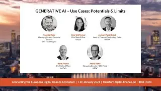 #FDF2024: Generative AI - Use Cases, Potentials & Limits | Frankfurt Digital Finance