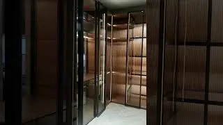 Corner application of GLIX | Corner wardrobe