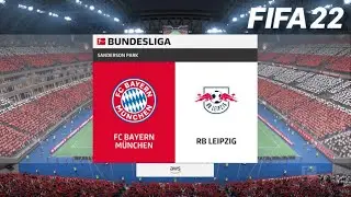 BAYERN MUNICH vs. RB LEIPZIG | BUNDESLIGA | FIFA 22 (FULL GAMEPLAY)