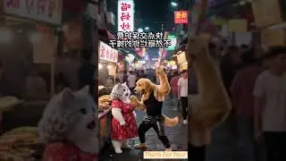 In order to collect medical expenses, the fat aunt went to the night market to sell cooking, but wa