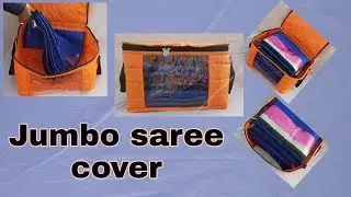 Jumbo saree cover with 10 saree pocket