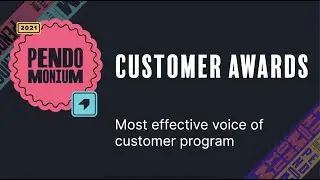 Most effective voice of customer program | SugarCRM | Pendomonium 2021