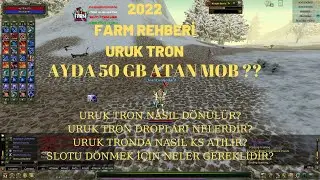 KNIGHT ONLINE | A'dan Z'ye FARM REHBERİ | URUK TRON | AYDA 50 GB ATAN SLOT ??