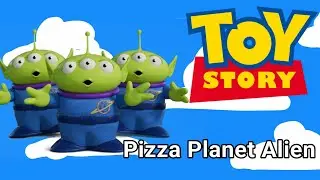 Disney Pixar Toy Story, Disney Store - Pizza Planet Alien plush review