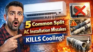 5 Common Split AC Installation Mistakes That Kill Cooling Performance