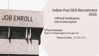 Indian Post GDS Recruitment 2022 #INDIAN_POST_GDS #INDIAN_POST_2022 #INDAIN_POST_VACANCY_2022