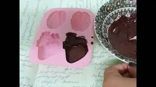Anatomically correct chocolate organs filled with chai ice cream.