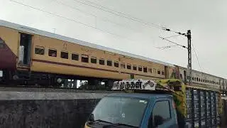 Pamban bridge train crossing #train #trainspotting #pamban_bridge #pamban 