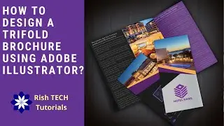 How to create a  Trifold Brochure  Design in Illustrator? | Trifold Brochure Designing Step by Step