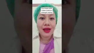 bumil tidak boleh makan makanan setengah matang. #bidan #edukasi