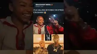 SEYIVIBEZ TOOK HER BEST FRIEND SKYLATYLA FACE TIME ON MADE IN GHANA LIVE #shazamboymedia #ghanaian