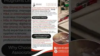 Study in Finland at Xamk with Divine Associates Ltd