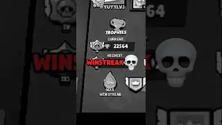 NEW WINSTREAK WORLD RECORD!☠️ #supercell #brawlstars #world #record