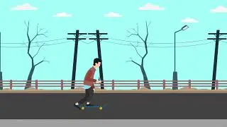 Skating Animation | After Effects
