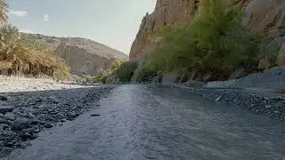 Fahrt im Wadi Ghul / Oman