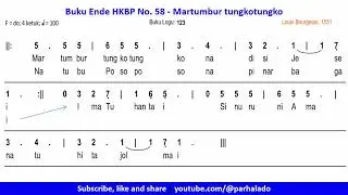 Buku Ende HKBP No. 58 - Martumbur Tungkotungko