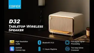 Edifier D32 Bluetooth Speaker 🔊 | Deep Bass, Premium Design & Powerful Sound Review! #shorts