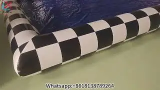 View Manufacturer PVC Giant Double Pool Inflatables Swimming Pool For Outdoor Demo