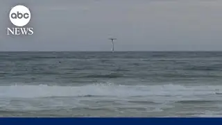 Teen swimmer caught in rip current rescued by drone