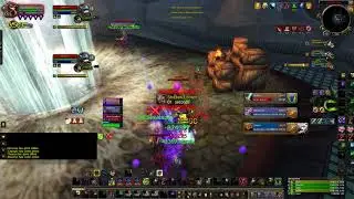 Affliction Warlock 3v3 arena vs. Aff/Arms/RSham