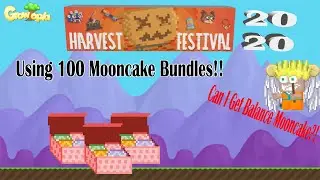 Growtopia | Opening 100 Mooncake Bundles! | Can I get balance mooncake?!