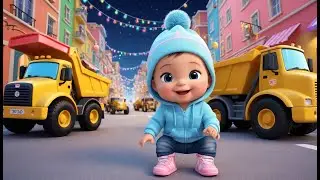 Music Van New Year Street Show | Fun Action & Learning Video for Toddlers