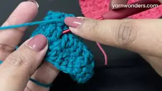 Day 365 _ Pine tree Stitch - 365 Days Crochet challenge