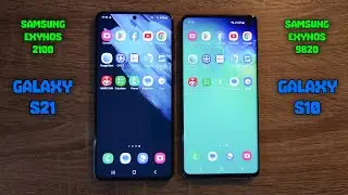 Samsung Galaxy S21 (Exynos 2100) vs Samsung Galaxy S10 (Exynos 9820) - Speed Test 2024