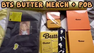 [unboxing] BTS Butter Merch + POB