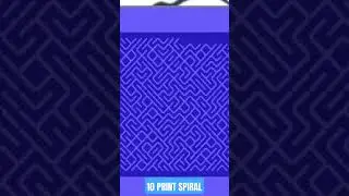 10 PRINT Spiral | C64 #retroprogramming #basic #10print