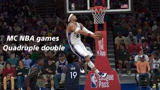 NBA 2K26_MC NBA games 1C3-21 MIN Quadruple double