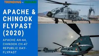 Republic Day Parade: APACHE and CHINOOK Flypast [IAF] [REPUBLIC DAY]