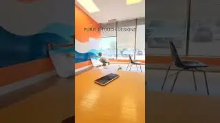 Wall graphics installation