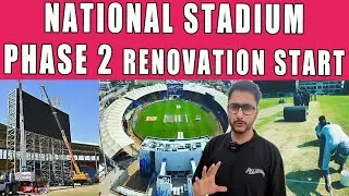 Engineers start work in National Stadium | National Stadium Karachi renovation phase 2