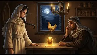#الزوجه الحنونه و الدجاجه التي تبيض الذهب 🐔