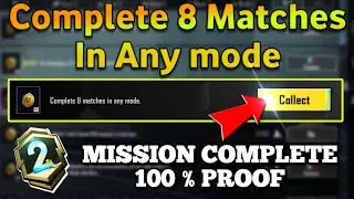 Complete 8 matches in any mode
