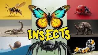 Learn Insects Names & Sounds | Fun Educational Video for Kids, Toddlers