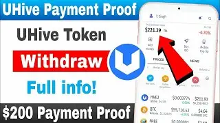 How to Earn and withdraw money with Uhive apps || How to withdraw Uhive Token || #earn