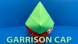 Soldier's CAP made of paper //