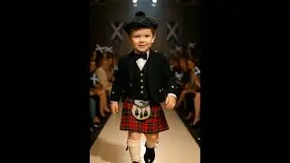 Scottish Highland Dress: Young Boy&rsquo;s Traditional Kilt Fashion Show | Kids Catwalk