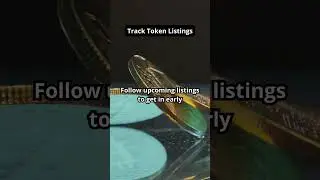 Track Token Listings Early 👀🚨 | Catch the Pumps Before They Happen! #cryptotips  #shorts