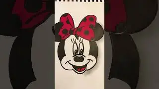 #shorts #art #drawing #sketch #minniemouse #minnie #subscribe #ontheroadto1ksubs #like #share