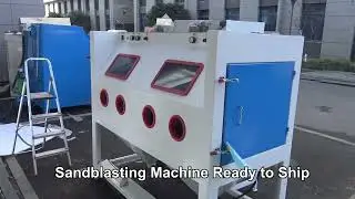 Multistand Dry Blast Cabinet Sandblasting Machine