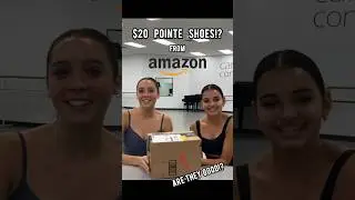 $20 Pointe shoes?? #ballet #shorts