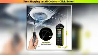 Hot Wire Anemometer - CFM/CMM Digital Air Flow Meter, Wind Speed Meter Measure 0.2~67Mph, Thermal