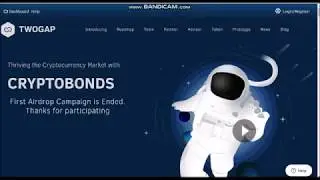 TWOGAP Cryptocurrency Market with CRYPTOBONDS