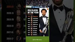 𝙋𝙁𝘼 𝙋𝙡𝙖𝙮𝙚𝙧 𝙤𝙛 𝙩𝙝𝙚 𝙔𝙚𝙖𝙧 award winners, who will be next? #salah #premireleague #kevindebruyne