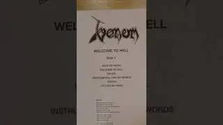 Venom Welcome to hell #vinyl #opening #metalrelease #review #blackmetal